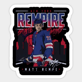 Matt Rempe New York R Rempire State Of Mind Sticker